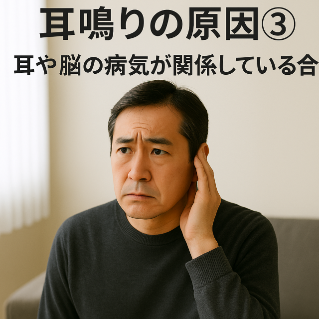 【耳鳴りの原因③】耳や脳の病気が関係している場合 　- メニエール病、突発性難聴、聴神経腫瘍など 　- 危険な病気のサインとしての耳鳴りとは