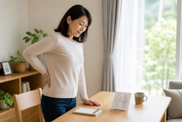 坐骨神経痛で腹痛もある？原因の切り分け方と受診目安