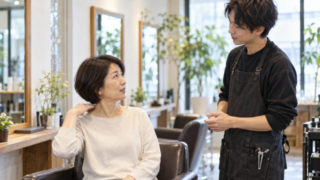 頭痛・首肩のこりが美容院でつらい？シャンプー台の姿勢と受診目安